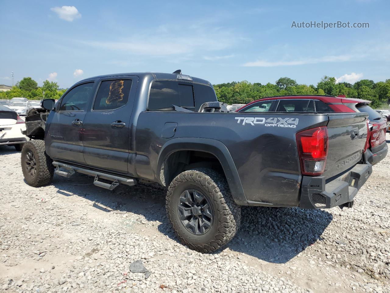 2019 Toyota Tacoma Double Cab Gray vin: 3TMDZ5BN2KM069365