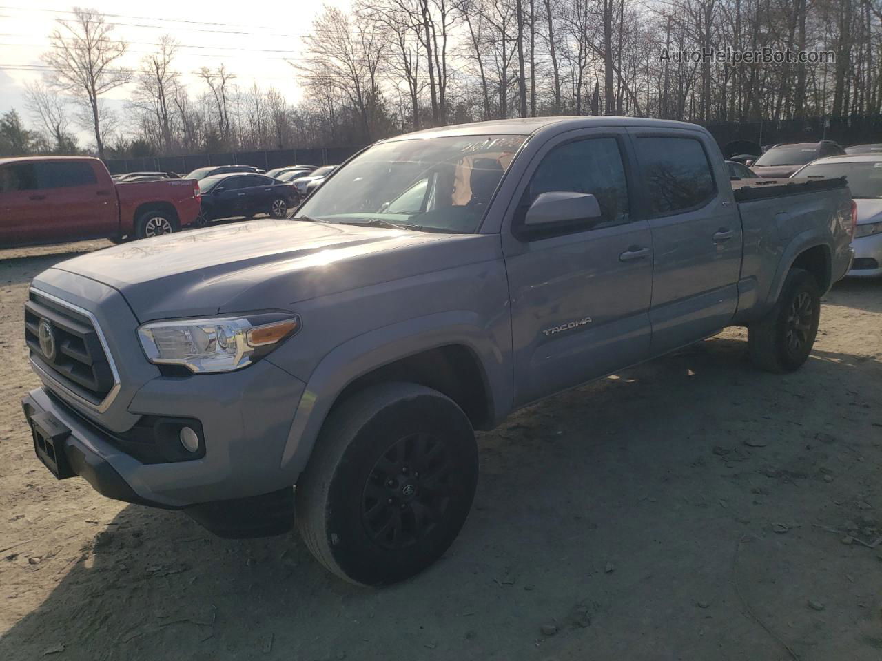 2020 Toyota Tacoma Double Cab Blue vin: 3TMDZ5BN2LM079962