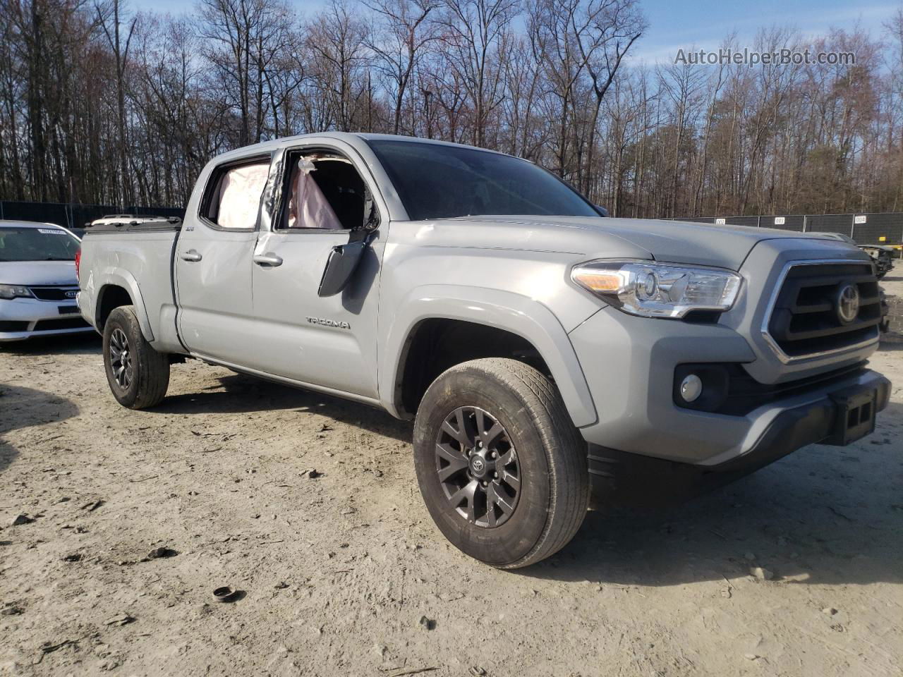 2020 Toyota Tacoma Double Cab Blue vin: 3TMDZ5BN2LM079962