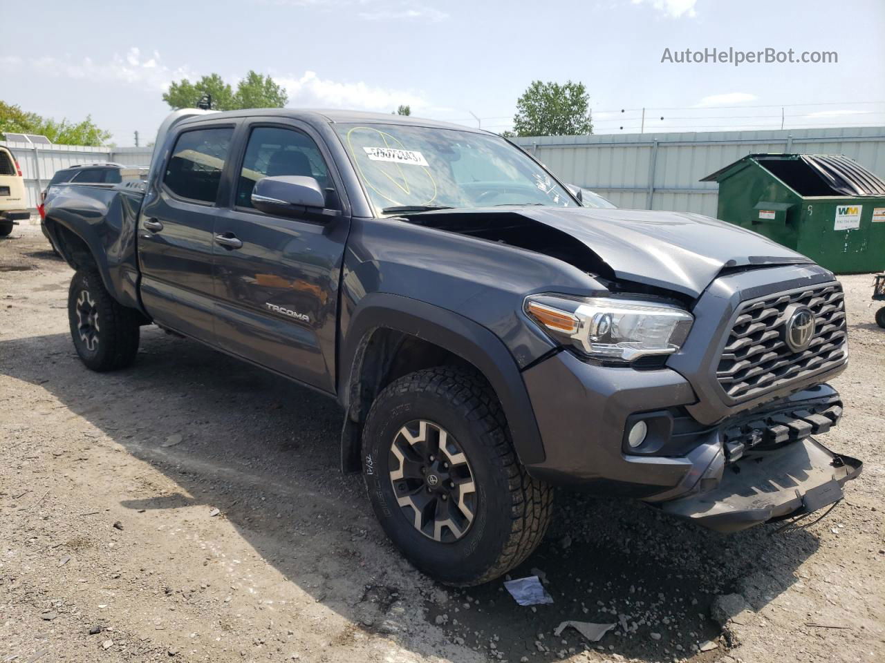 2020 Toyota Tacoma Double Cab Gray vin: 3TMDZ5BN2LM097376