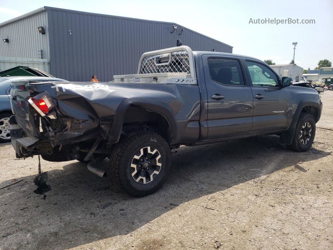 2020 Toyota Tacoma Double Cab Gray vin: 3TMDZ5BN2LM097376