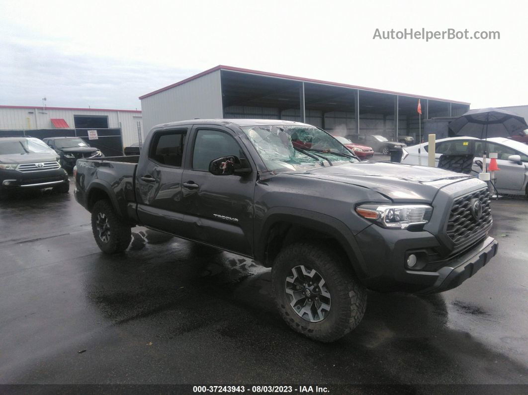 2021 Toyota Tacoma 4wd Trd Off Road Gray vin: 3TMDZ5BN2MM105056