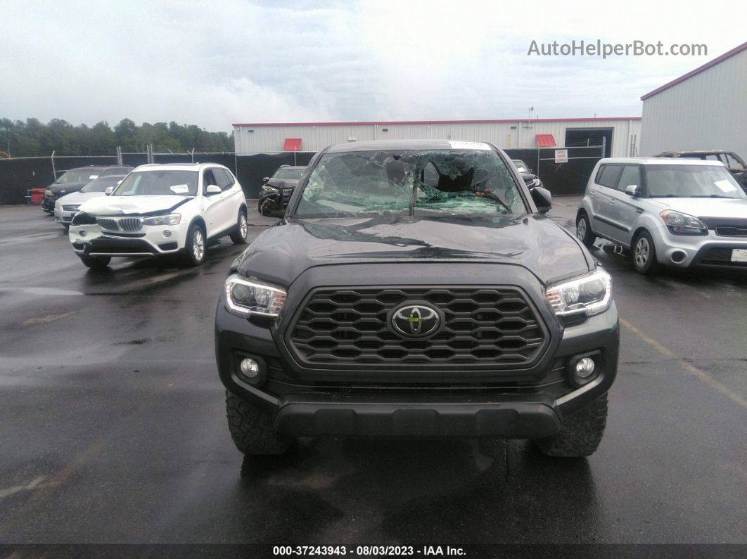 2021 Toyota Tacoma 4wd Trd Off Road Gray vin: 3TMDZ5BN2MM105056