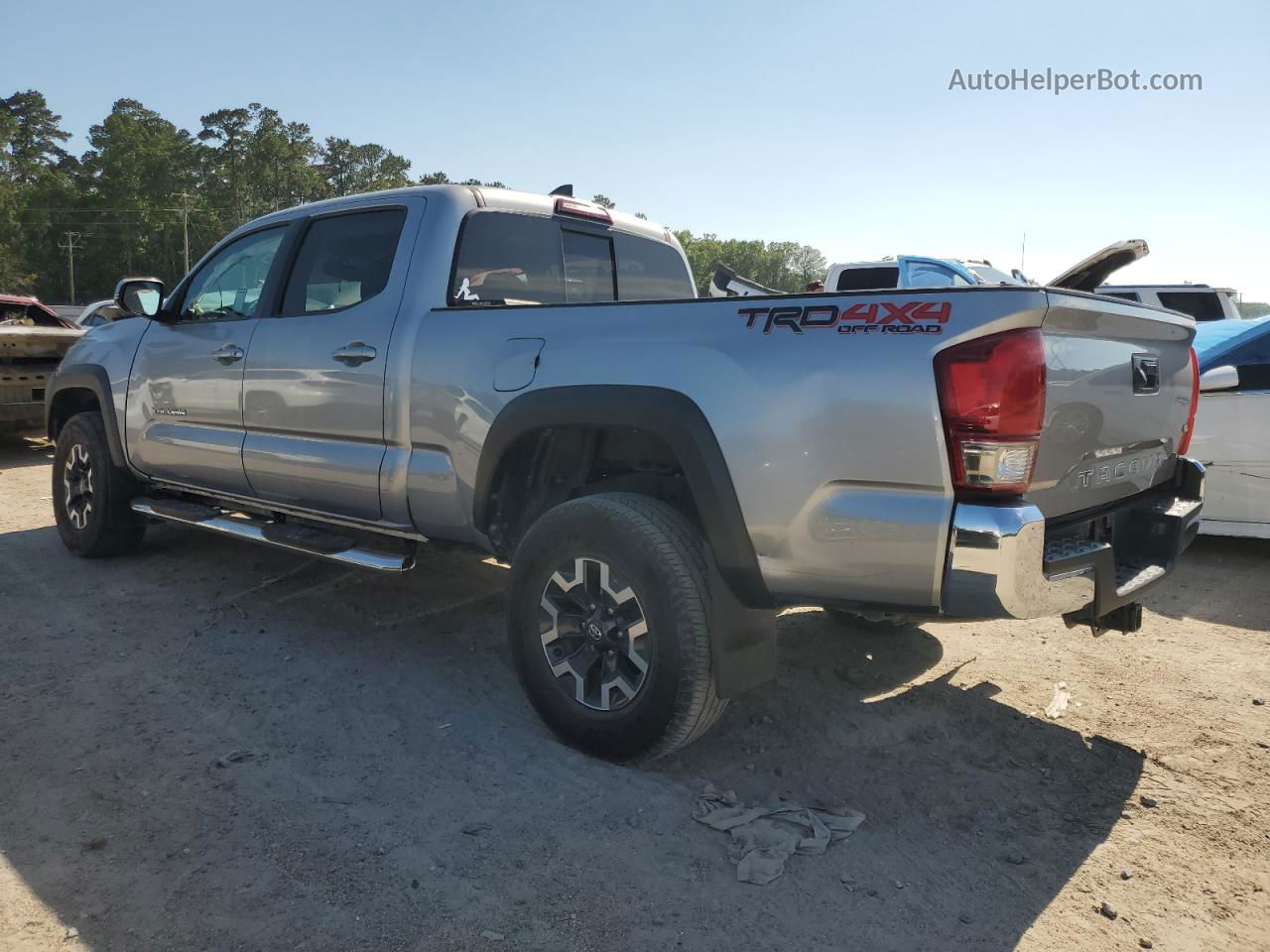 2017 Toyota Tacoma Double Cab Silver vin: 3TMDZ5BN3HM028431