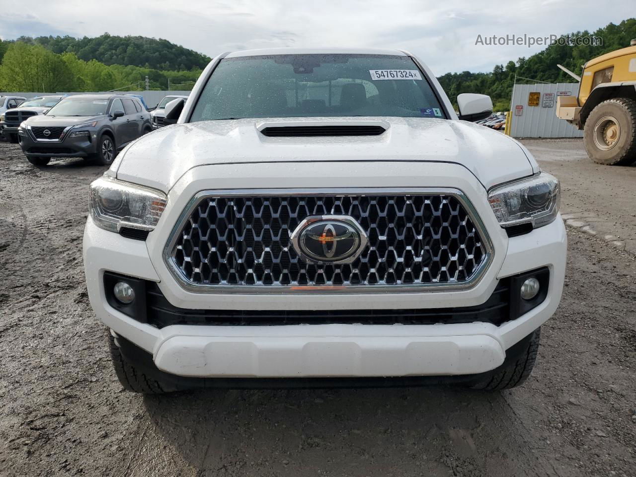 2019 Toyota Tacoma Double Cab White vin: 3TMDZ5BN3KM064000