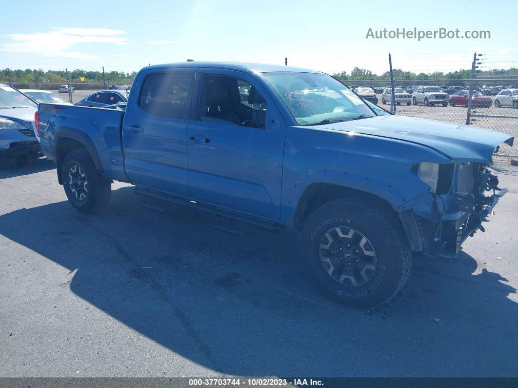 2019 Toyota Tacoma Trd Off Road Синий vin: 3TMDZ5BN3KM065616