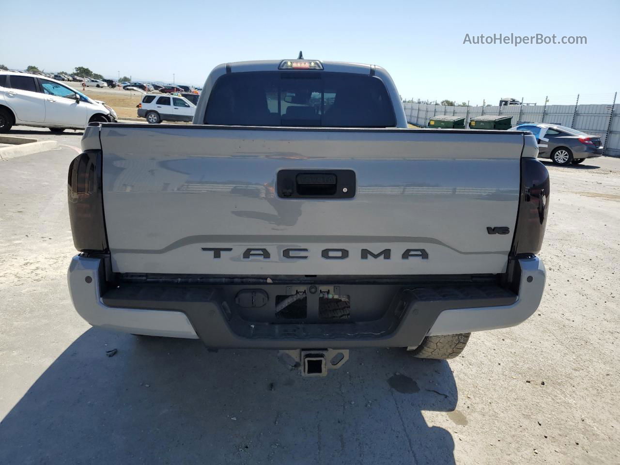 2019 Toyota Tacoma Double Cab Gray vin: 3TMDZ5BN3KM073246