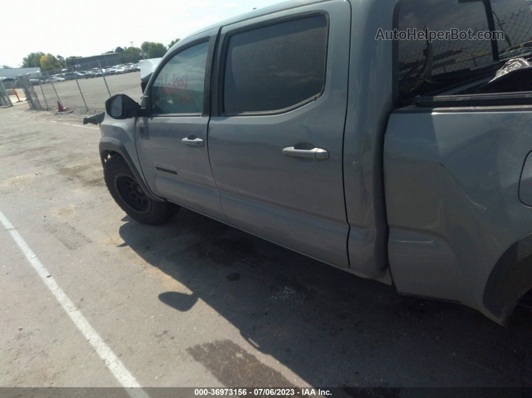 2019 Toyota Tacoma 4wd Sr5/trd Sport Gray vin: 3TMDZ5BN3KM076745