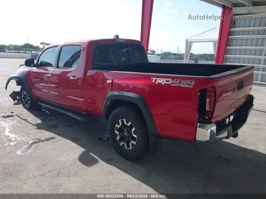 2020 Toyota Tacoma Trd Off-road Red vin: 3TMDZ5BN3LM090551