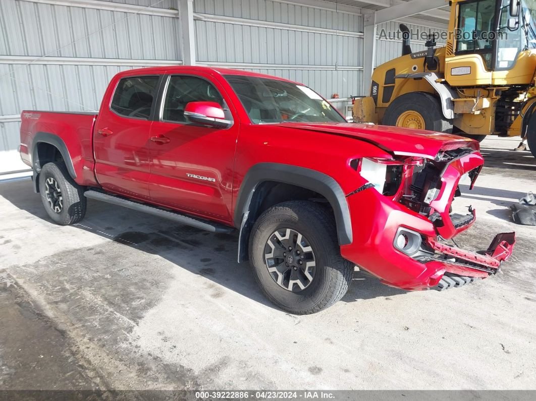 2020 Toyota Tacoma Trd Off-road Red vin: 3TMDZ5BN3LM090551