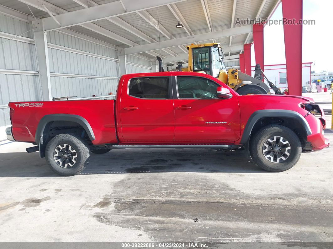 2020 Toyota Tacoma Trd Off-road Red vin: 3TMDZ5BN3LM090551