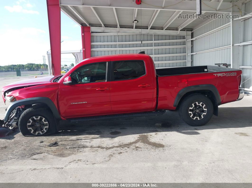 2020 Toyota Tacoma Trd Off-road Red vin: 3TMDZ5BN3LM090551