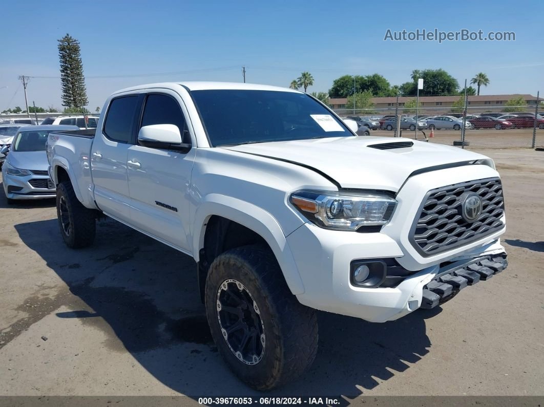 2020 Toyota Tacoma Trd Sport White vin: 3TMDZ5BN3LM098276