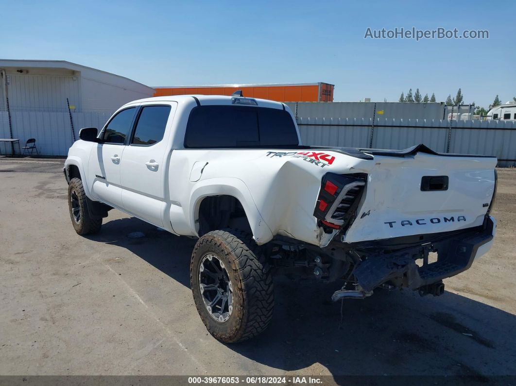 2020 Toyota Tacoma Trd Sport White vin: 3TMDZ5BN3LM098276