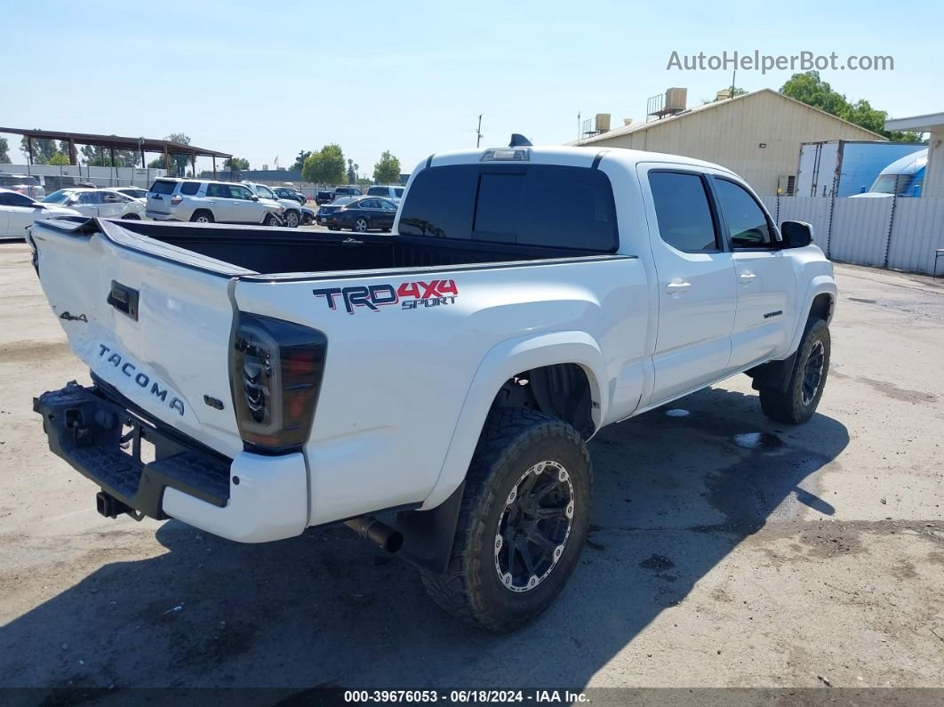 2020 Toyota Tacoma Trd Sport White vin: 3TMDZ5BN3LM098276