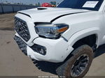 2020 Toyota Tacoma Trd Sport White vin: 3TMDZ5BN3LM098276