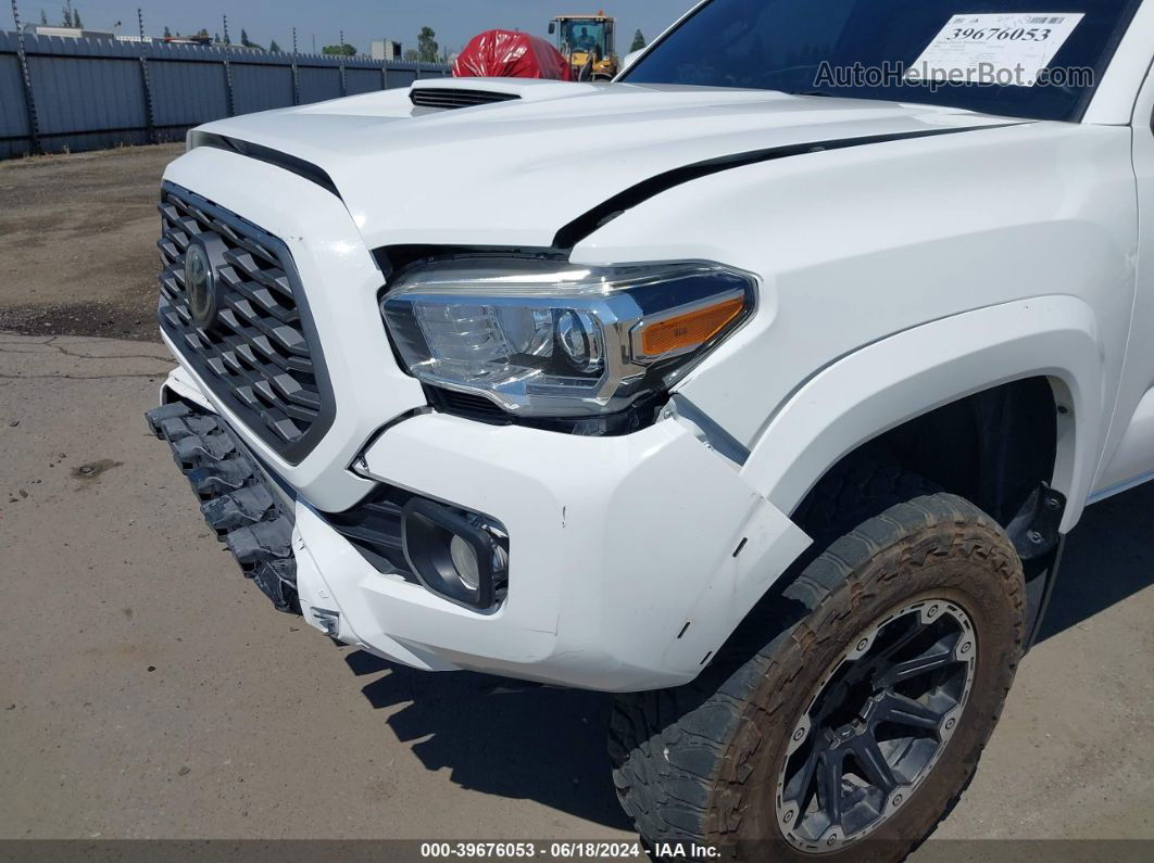 2020 Toyota Tacoma Trd Sport Белый vin: 3TMDZ5BN3LM098276