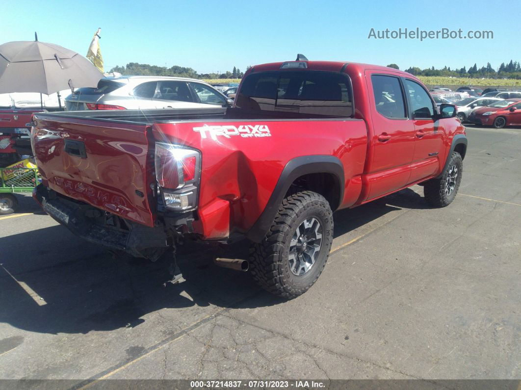 2021 Toyota Tacoma 4wd Trd Sport Красный vin: 3TMDZ5BN3MM098778