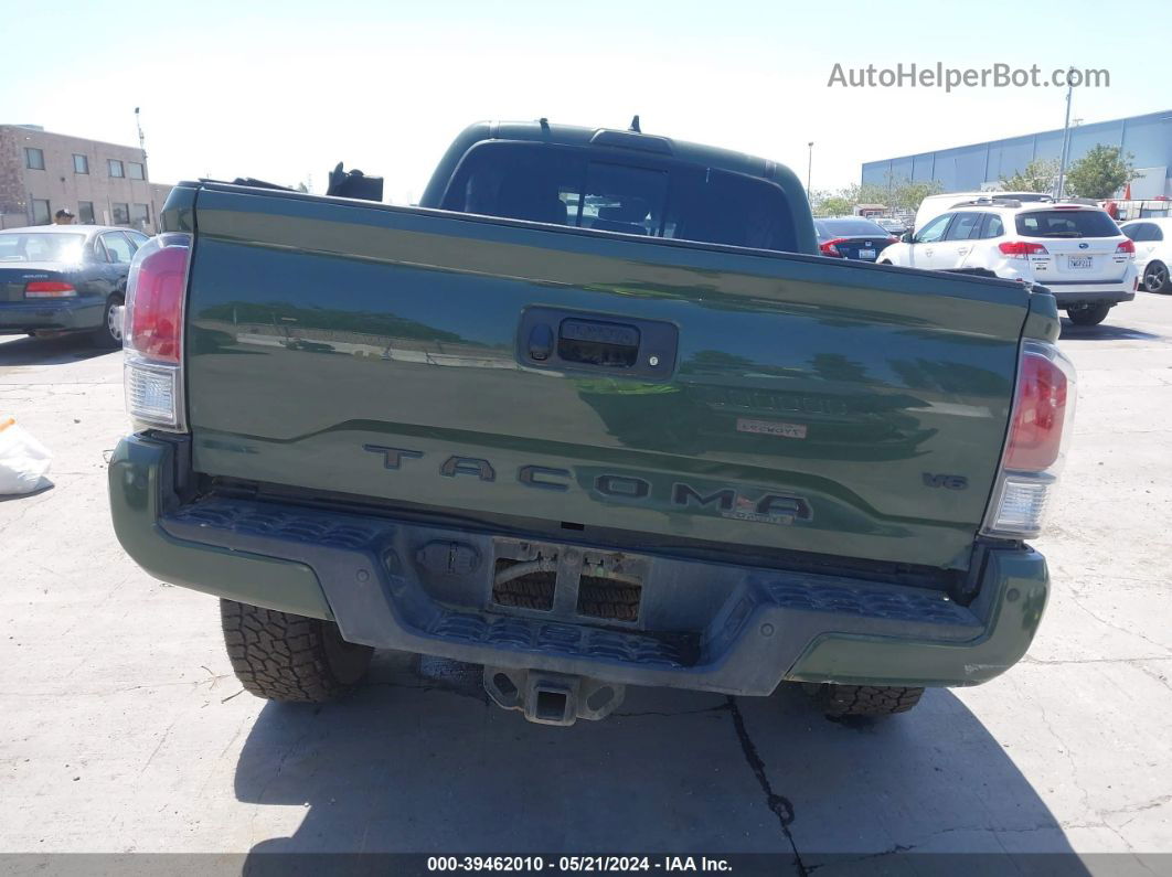 2021 Toyota Tacoma Trd Off-road Green vin: 3TMDZ5BN3MM102439