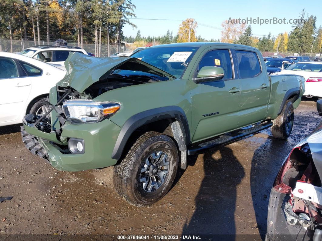 2021 Toyota Tacoma Trd Off-road Зеленый vin: 3TMDZ5BN3MM109715