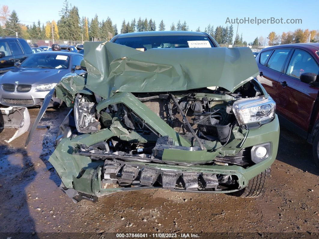 2021 Toyota Tacoma Trd Off-road Зеленый vin: 3TMDZ5BN3MM109715