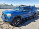 2017 Toyota Tacoma Double Cab Синий vin: 3TMDZ5BN4HM034075