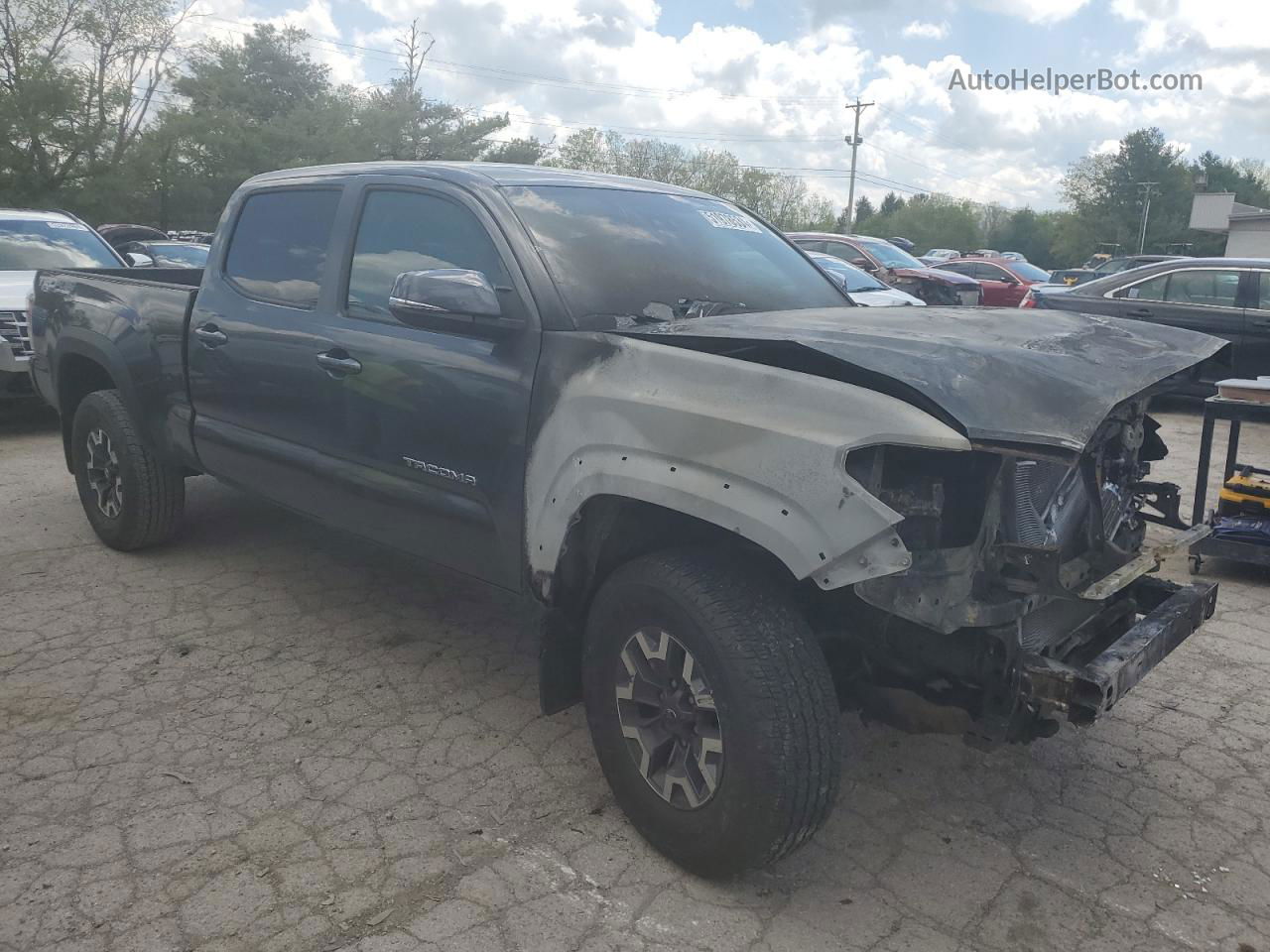 2020 Toyota Tacoma Double Cab Charcoal vin: 3TMDZ5BN4LM081342