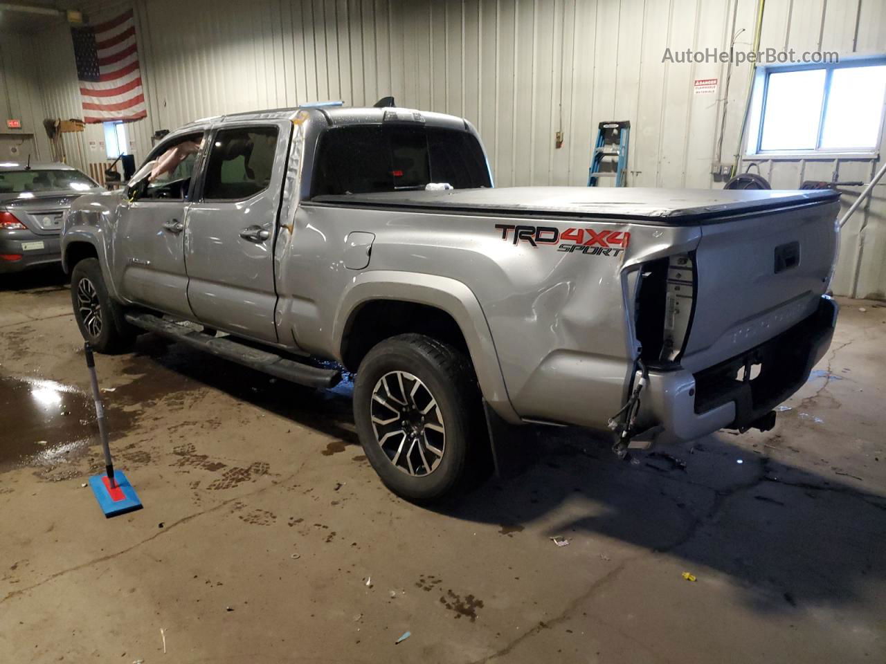 2020 Toyota Tacoma Double Cab Silver vin: 3TMDZ5BN4LM083690