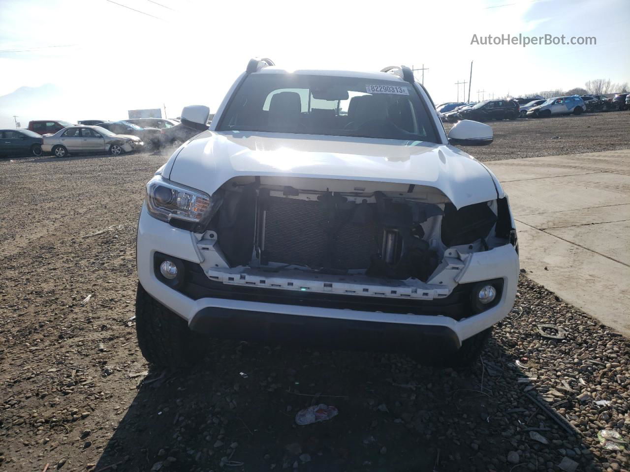 2021 Toyota Tacoma Double Cab White vin: 3TMDZ5BN4MM108606