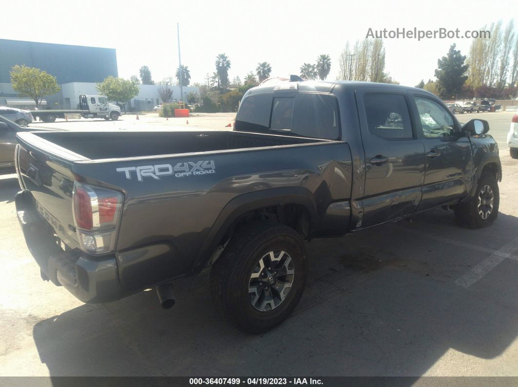 2021 Toyota Tacoma 4wd Sr5/trd Sport Серый vin: 3TMDZ5BN4MM113465