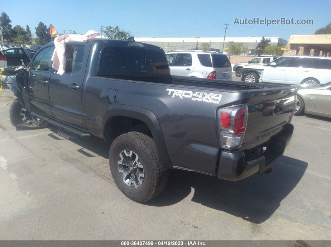 2021 Toyota Tacoma 4wd Sr5/trd Sport Серый vin: 3TMDZ5BN4MM113465