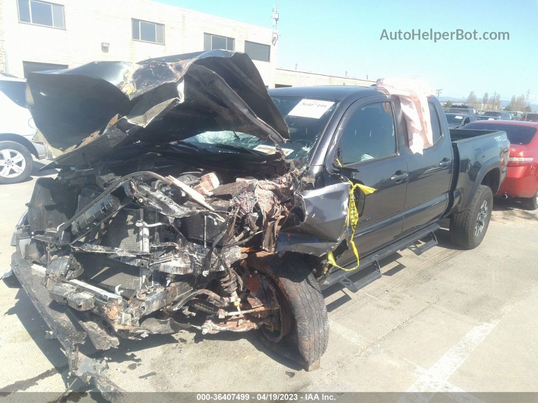 2021 Toyota Tacoma 4wd Sr5/trd Sport Серый vin: 3TMDZ5BN4MM113465