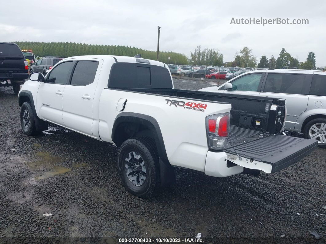 2021 Toyota Tacoma 4wd Sr5/trd Sport White vin: 3TMDZ5BN4MM118682