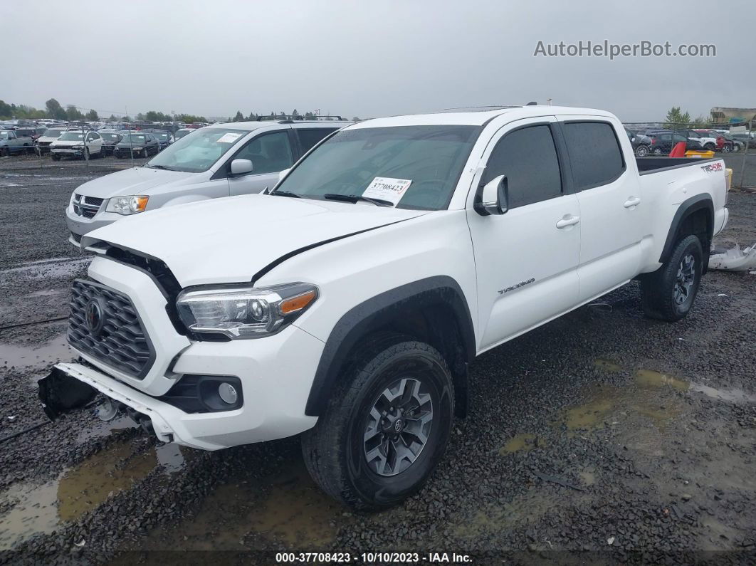 2021 Toyota Tacoma 4wd Sr5/trd Sport White vin: 3TMDZ5BN4MM118682