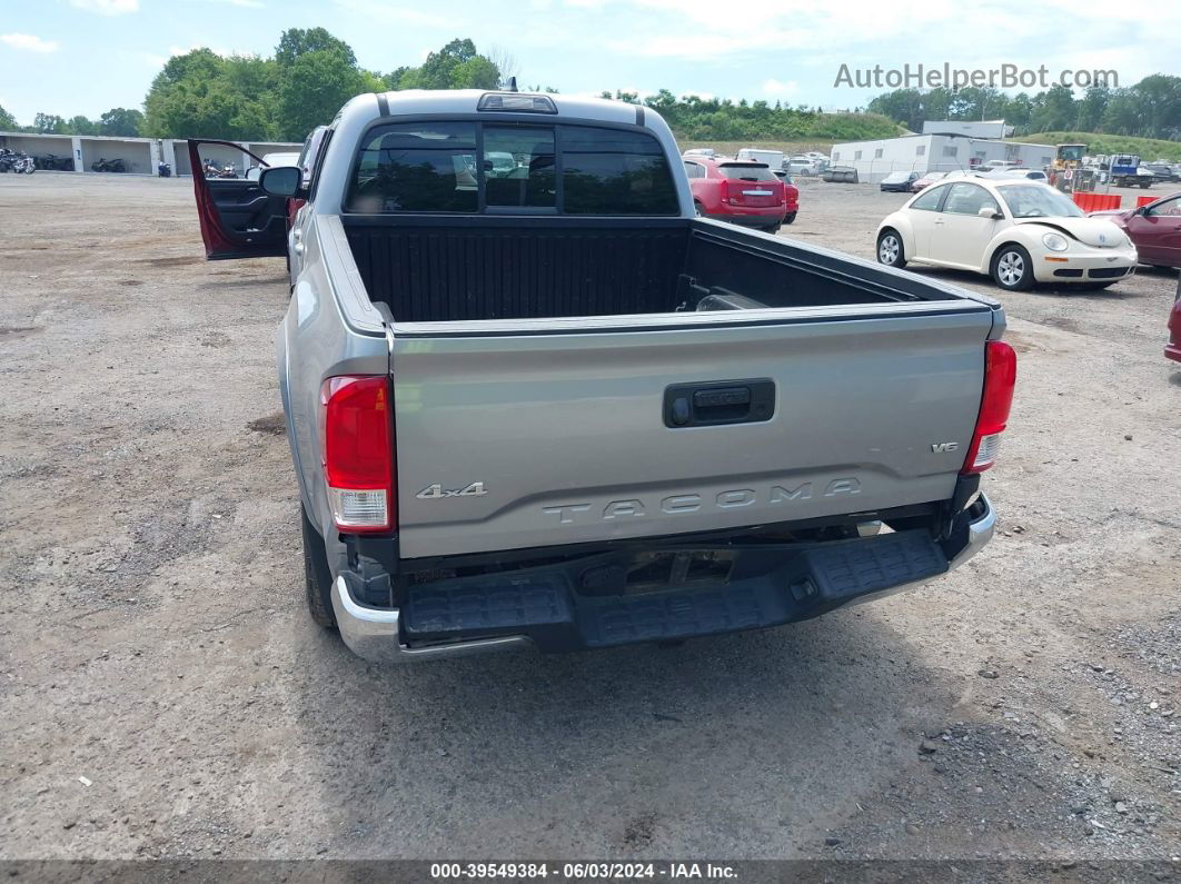 2017 Toyota Tacoma Sr5 V6 Silver vin: 3TMDZ5BN5HM017415