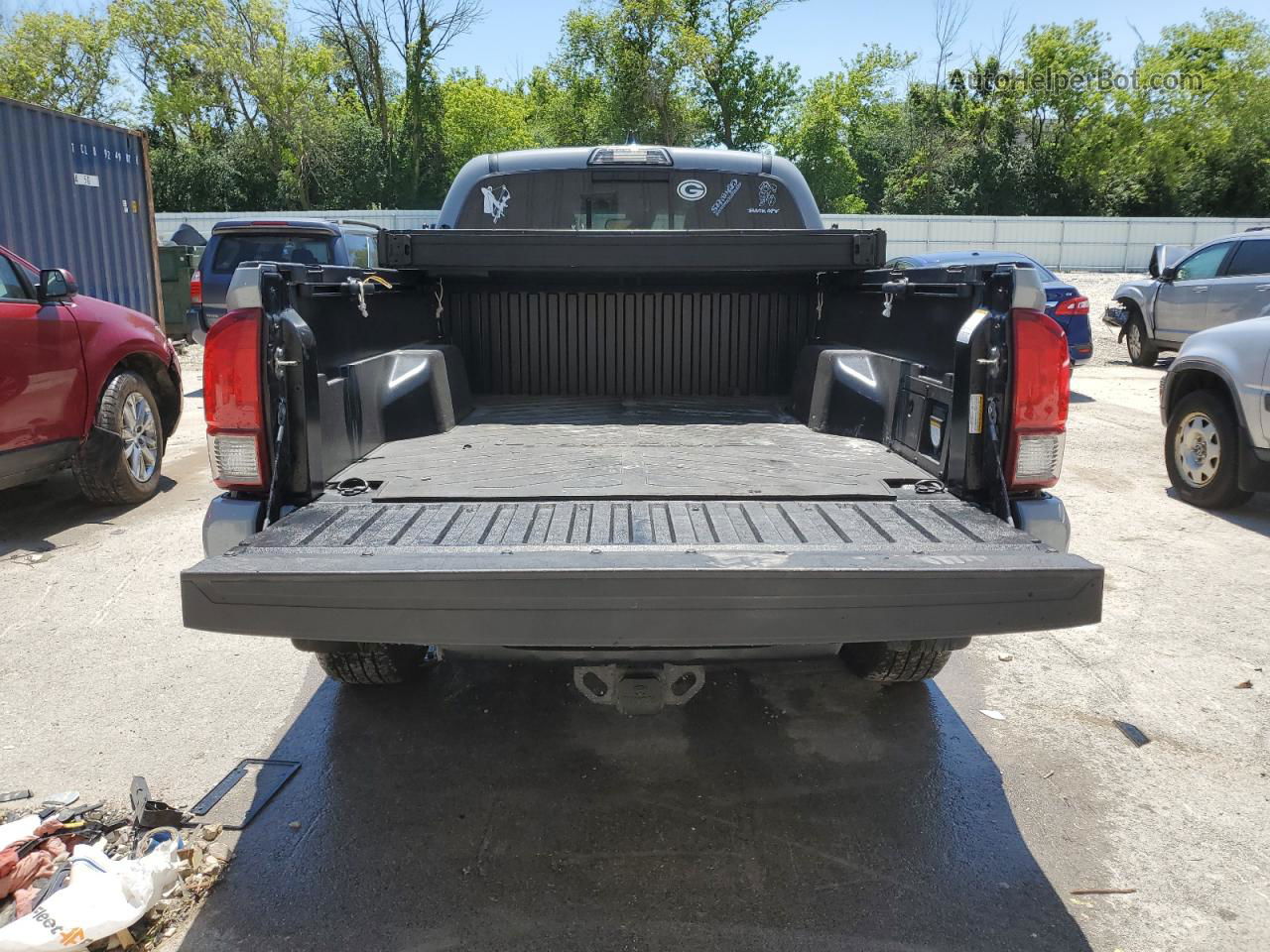 2019 Toyota Tacoma Double Cab Gray vin: 3TMDZ5BN5KM061003