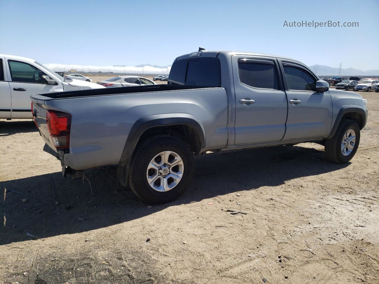 2019 Toyota Tacoma Double Cab Gray vin: 3TMDZ5BN5KM062989