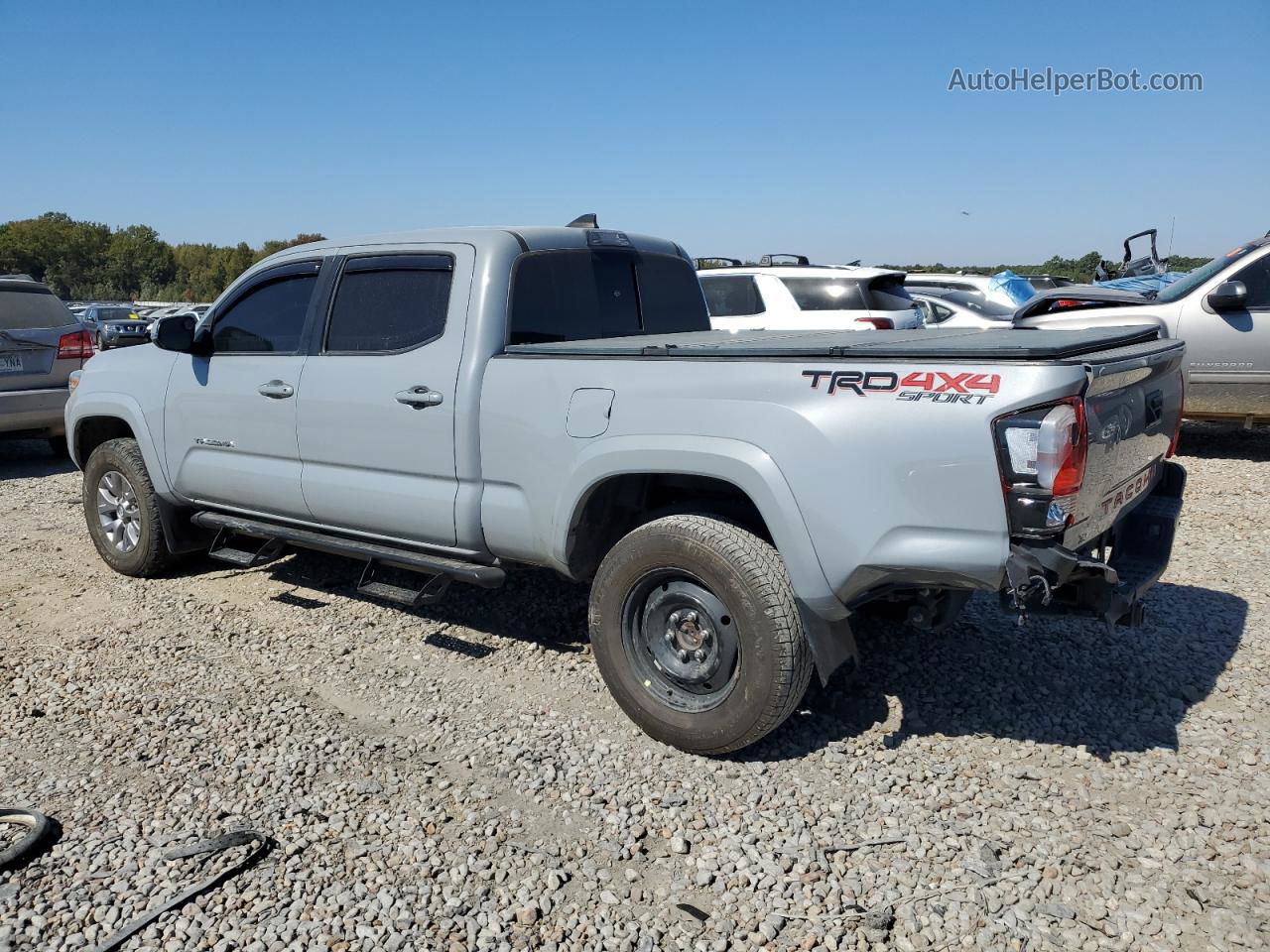 2019 Toyota Tacoma Double Cab Серебряный vin: 3TMDZ5BN5KM063723