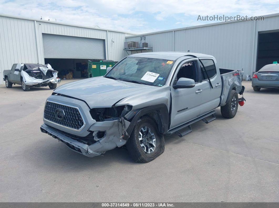 2019 Toyota Tacoma 4wd Sr5/trd Sport Silver vin: 3TMDZ5BN5KM068159