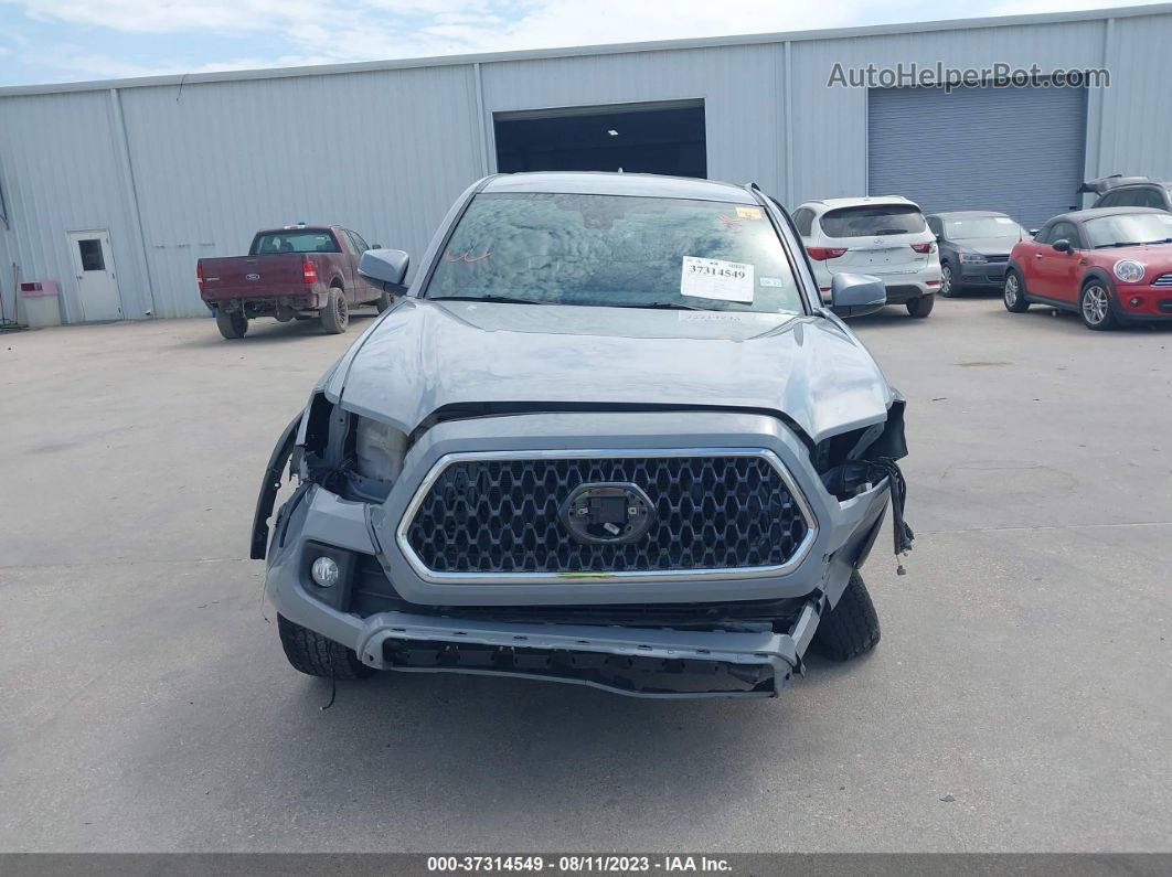 2019 Toyota Tacoma 4wd Sr5/trd Sport Silver vin: 3TMDZ5BN5KM068159