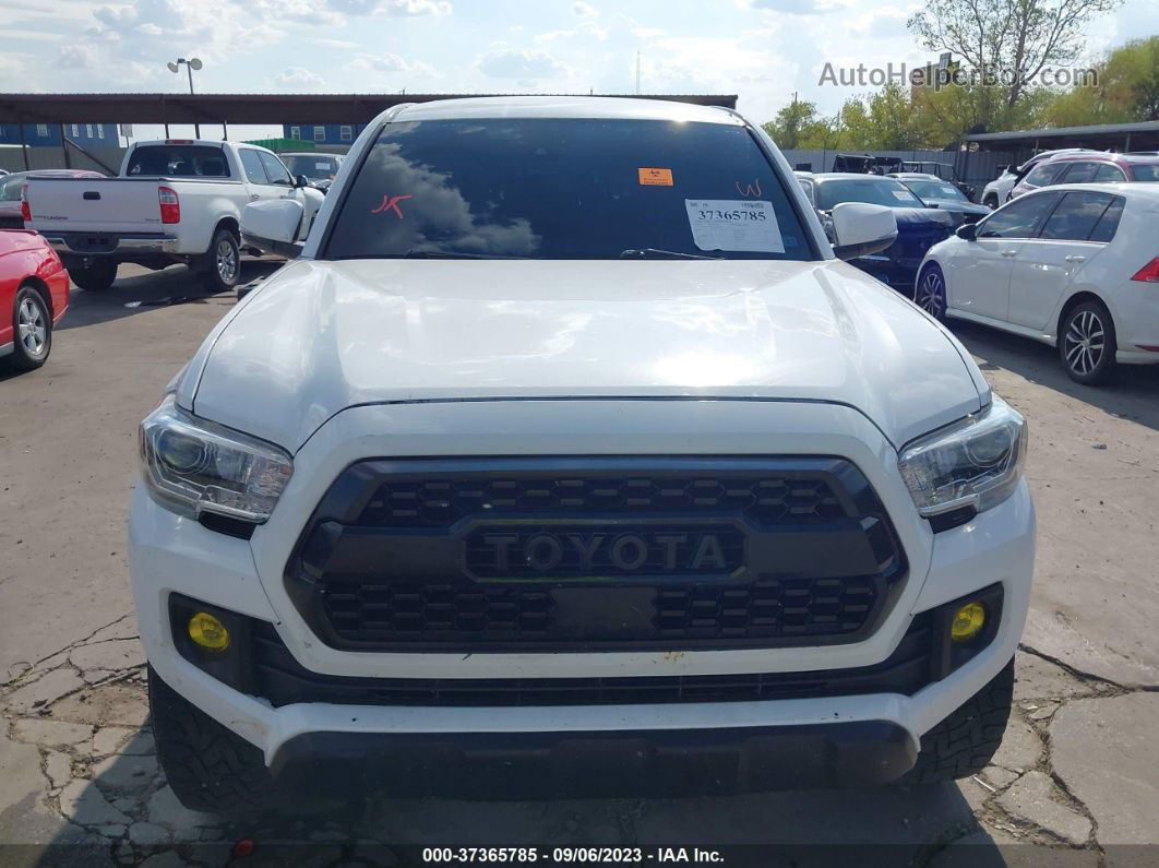 2019 Toyota Tacoma 4wd Sr5/trd Sport White vin: 3TMDZ5BN5KM076231