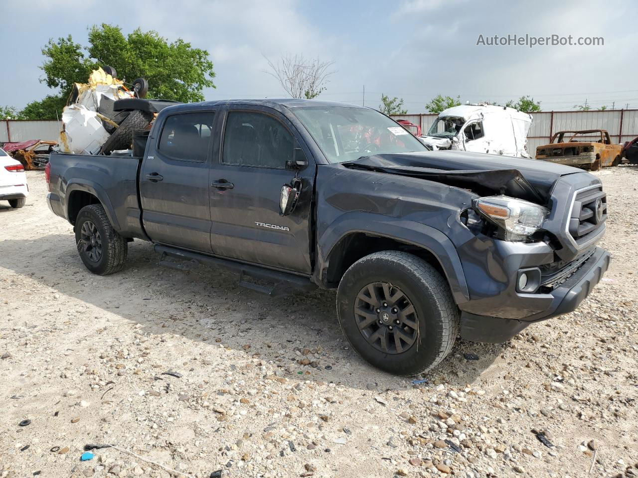 2020 Toyota Tacoma Double Cab Угольный vin: 3TMDZ5BN5LM084668