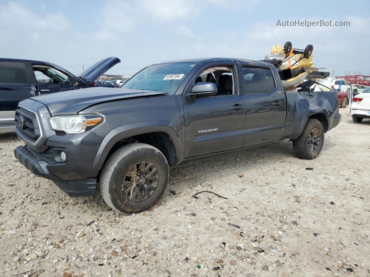 2020 Toyota Tacoma Double Cab Угольный vin: 3TMDZ5BN5LM084668