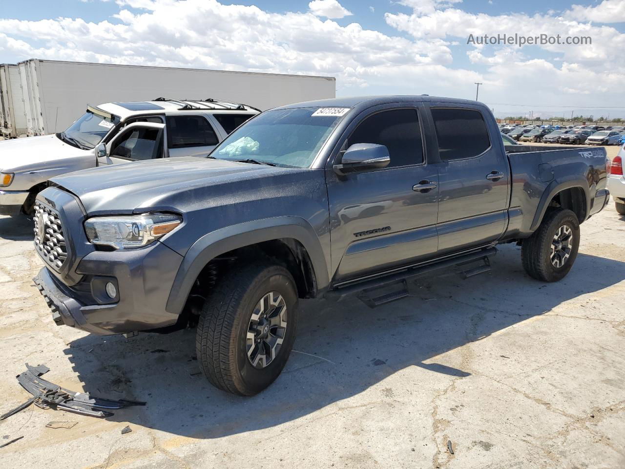 2020 Toyota Tacoma Double Cab Gray vin: 3TMDZ5BN5LM091944