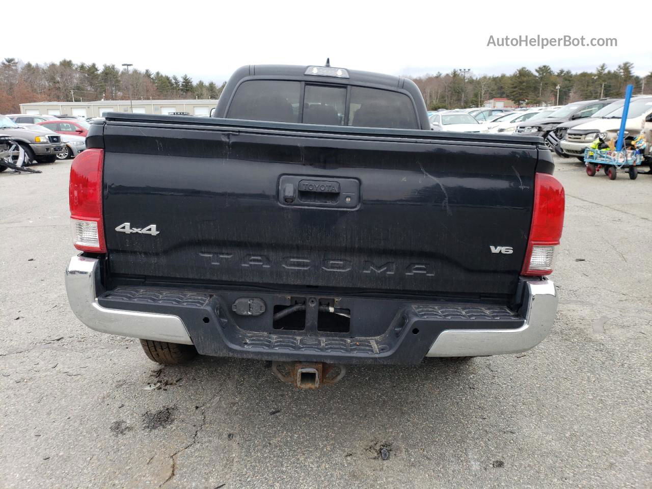 2017 Toyota Tacoma Double Cab Black vin: 3TMDZ5BN6HM017195