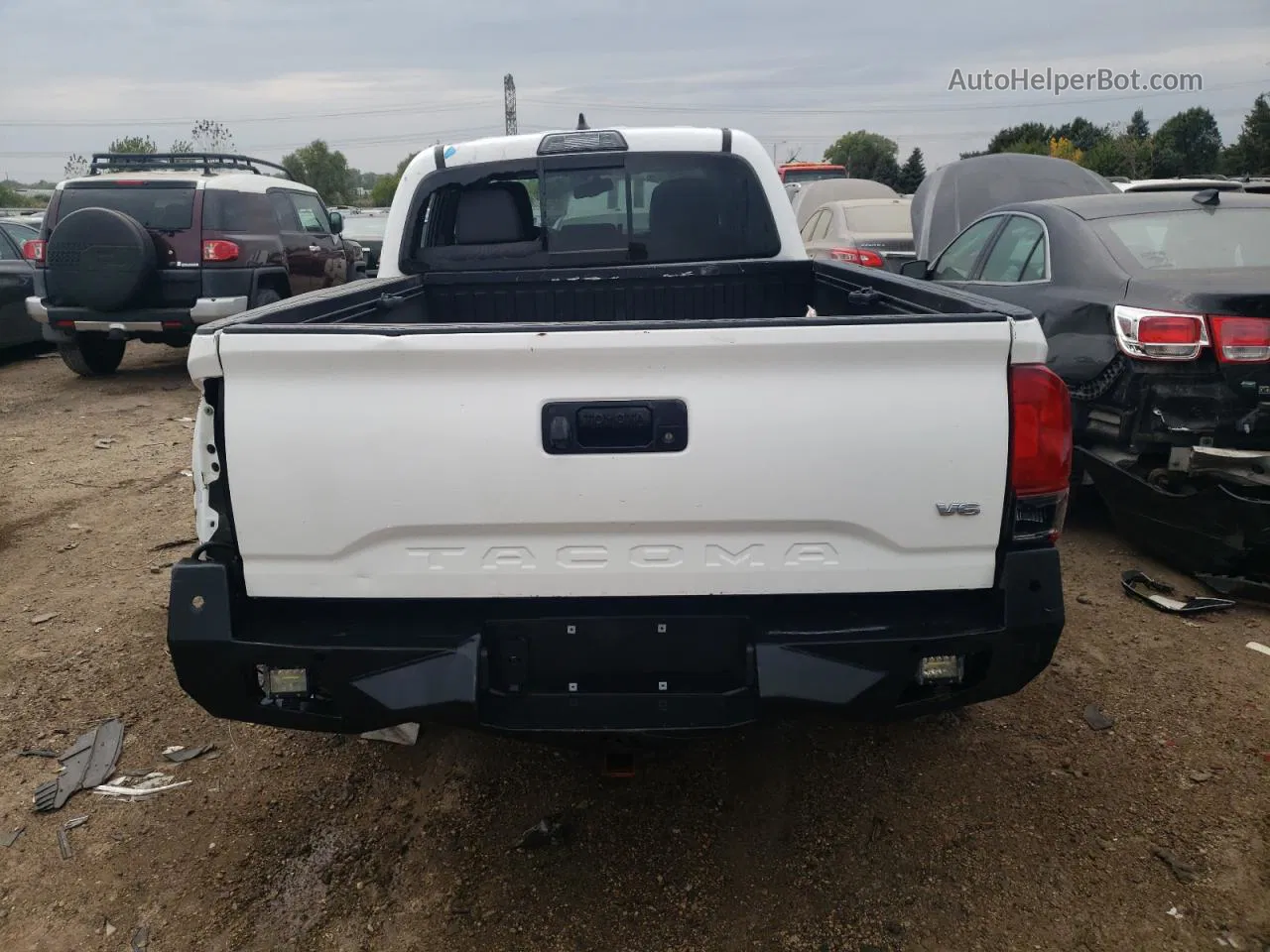 2017 Toyota Tacoma Double Cab White vin: 3TMDZ5BN6HM017519