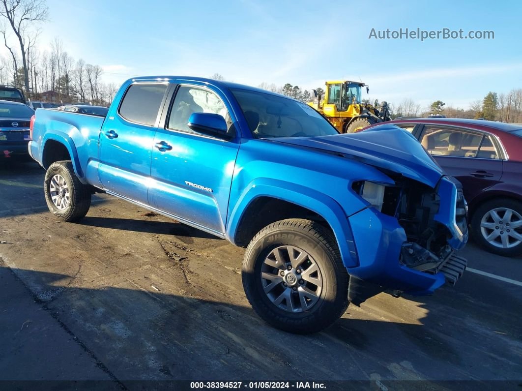 2017 Toyota Tacoma Sr5 V6 Blue vin: 3TMDZ5BN6HM020226