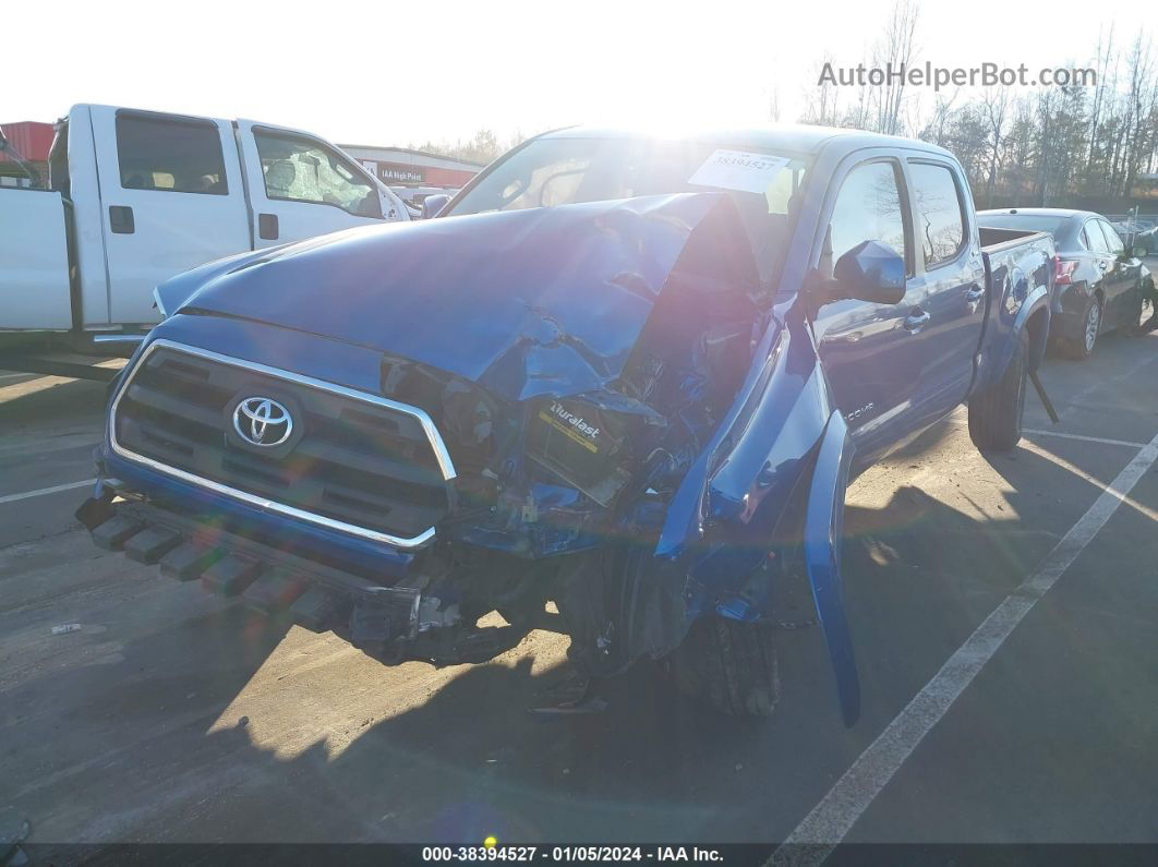 2017 Toyota Tacoma Sr5 V6 Blue vin: 3TMDZ5BN6HM020226