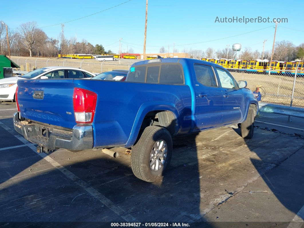 2017 Toyota Tacoma Sr5 V6 Синий vin: 3TMDZ5BN6HM020226