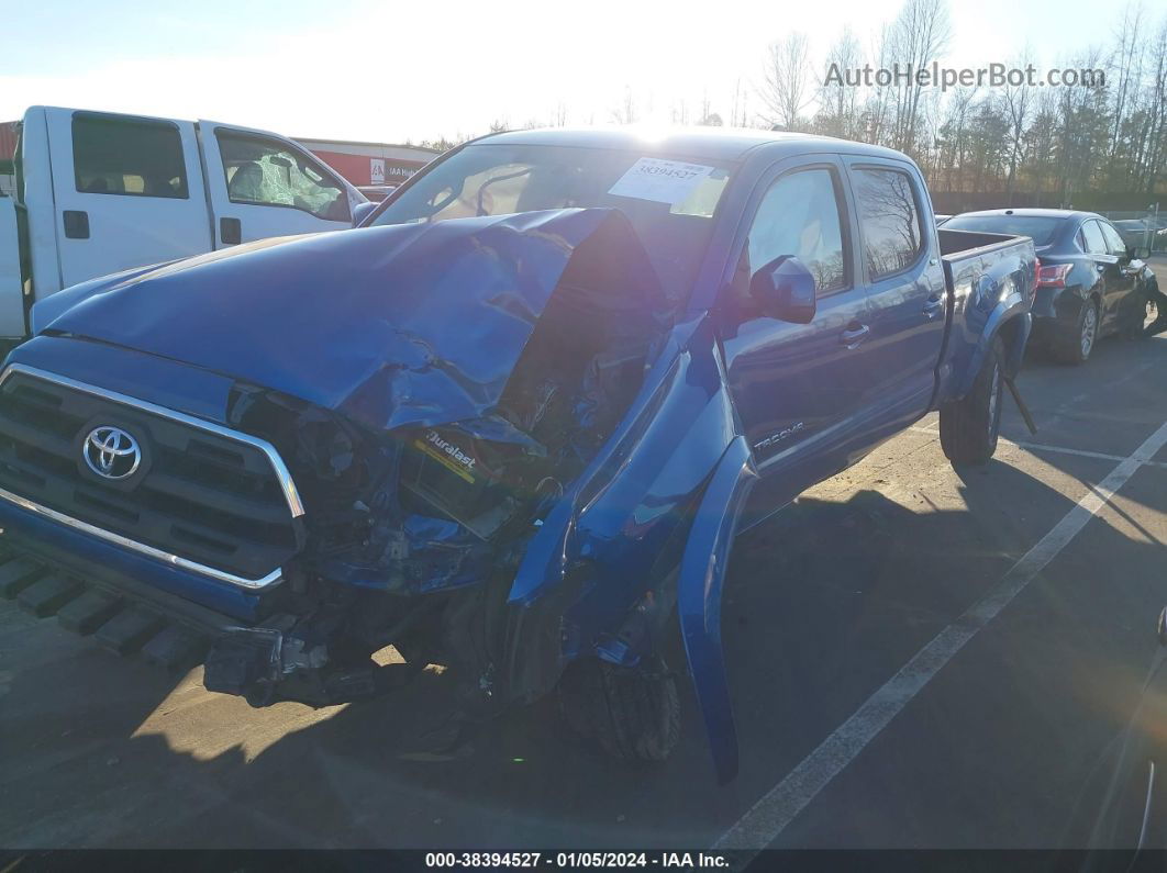 2017 Toyota Tacoma Sr5 V6 Blue vin: 3TMDZ5BN6HM020226